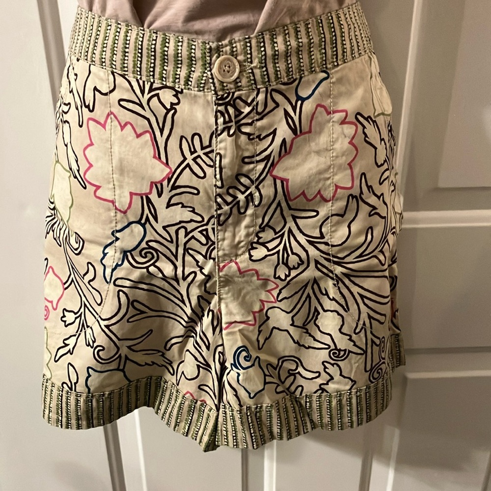 Knox Rose Floral Patterned Women's Shorts Sz L